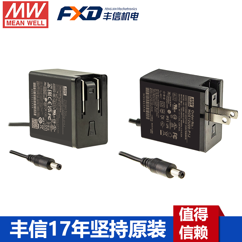 明緯12W綠能適配器NGE12I09-P1J