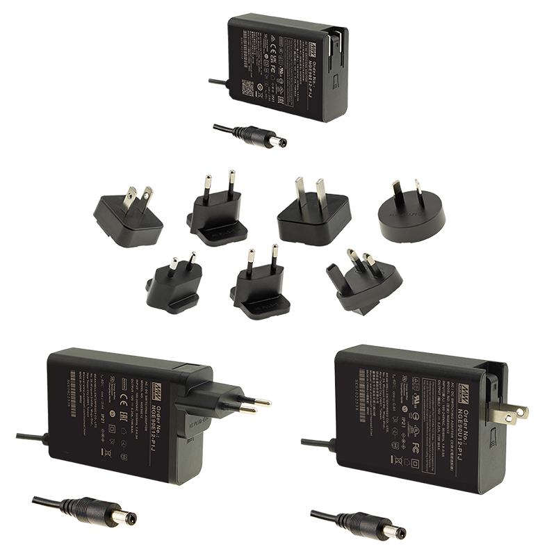 明緯90W綠能適配器NGE90I12-P1J