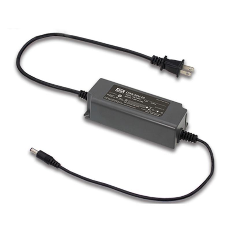 臺(tái)灣明緯LED電源OWA-60U-24美規(guī)防潮適配器