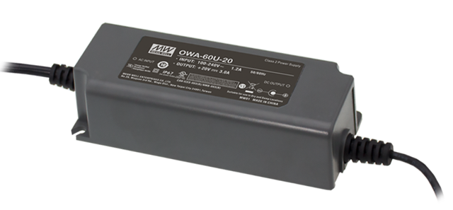臺灣明緯LED電源OWA-60U-24美規(guī)防潮適配器