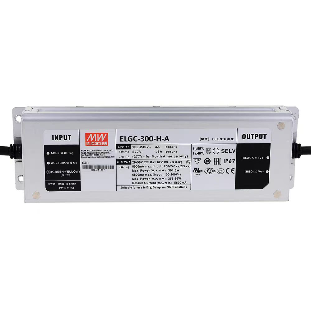 明緯LED驅(qū)動器ELGC-300系列