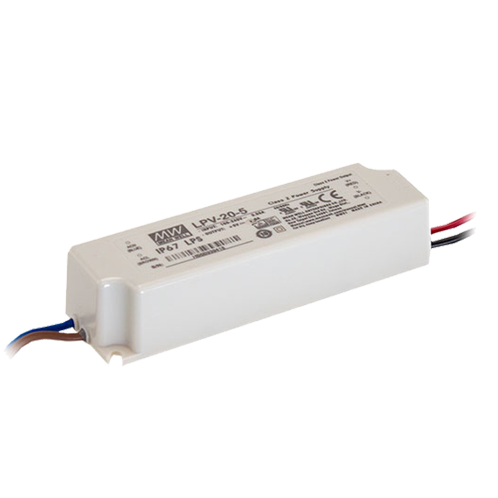 明緯LPV-20系列20W單組輸出開關(guān)電源