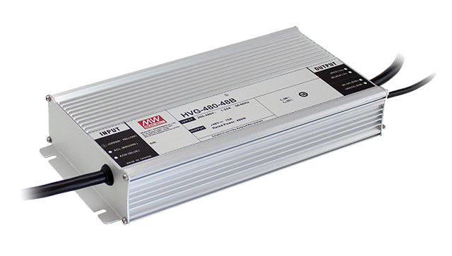 明緯HVG-480系列480W恒流型+恒壓型LED驅動器