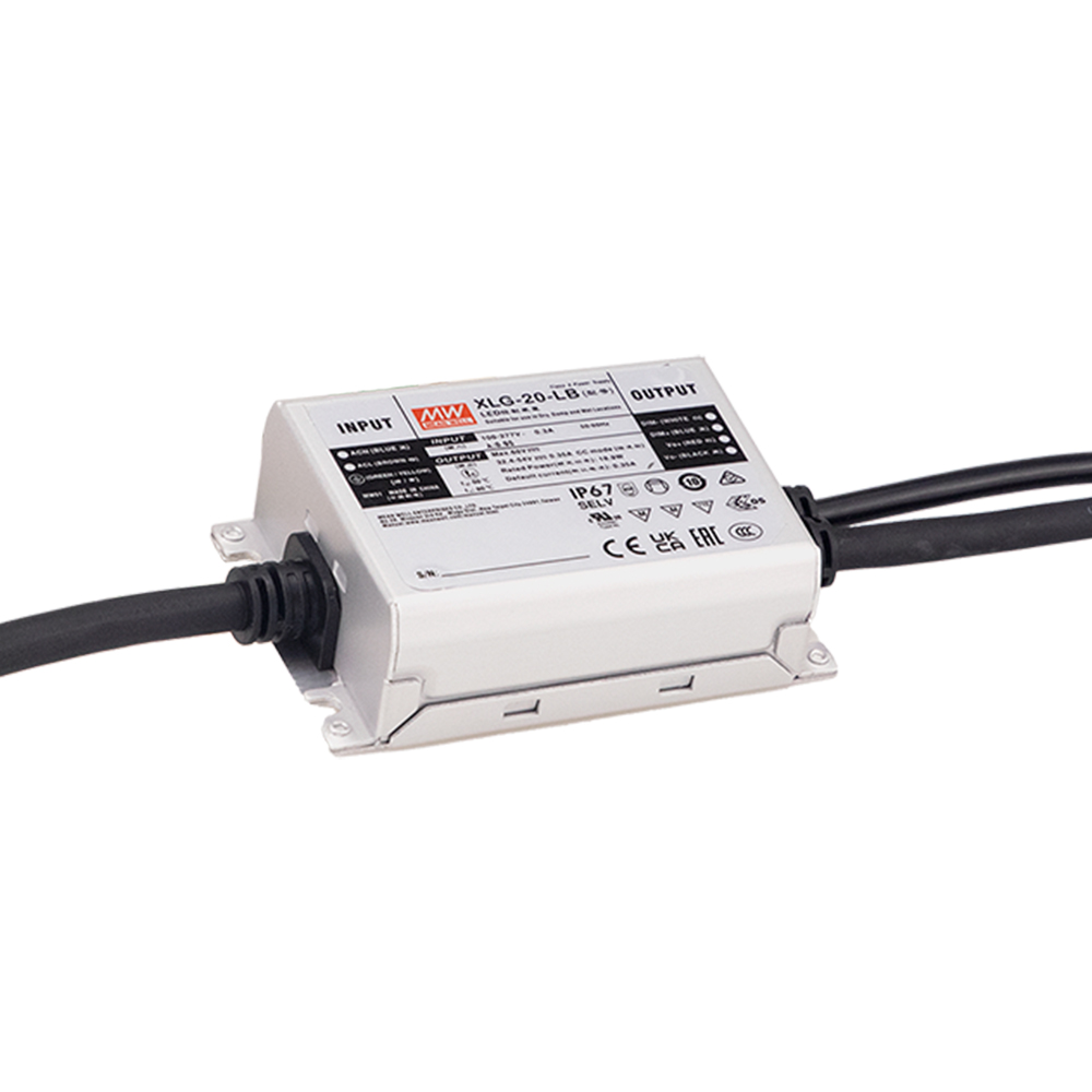 明緯XLG-20系列21W恒流LED驅動器