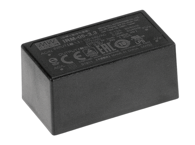 明緯IRM-05系列5W膠囊型電源