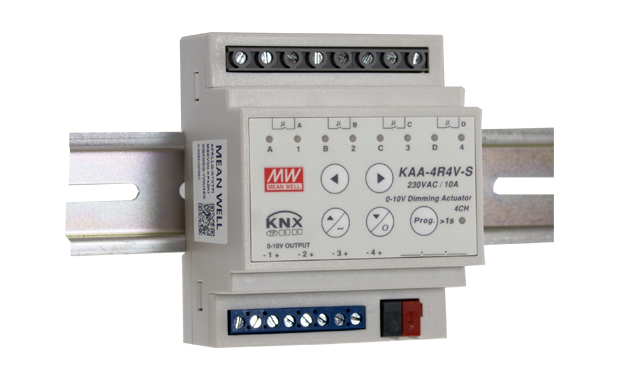 臺(tái)灣明緯KNX LED執(zhí)行器/調(diào)光器KAA-4R4V-10S