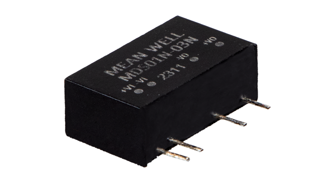 明緯電源MDS01-N單組MDD01-N雙組1W SIP封裝DC-DC醫(yī)療級非穩(wěn)壓轉(zhuǎn)換器