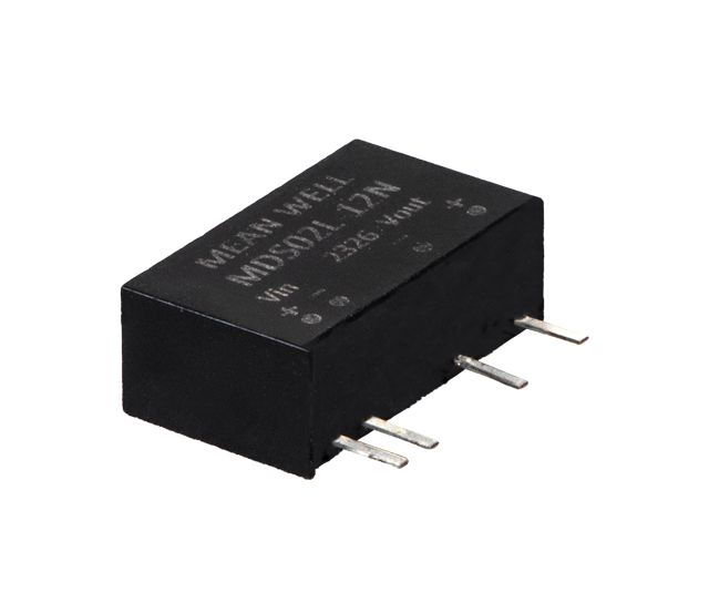 明緯電源MDS02-N單組MDD02-N雙組2W SIP封裝DC-DC醫(yī)療級非穩(wěn)壓轉(zhuǎn)換器
