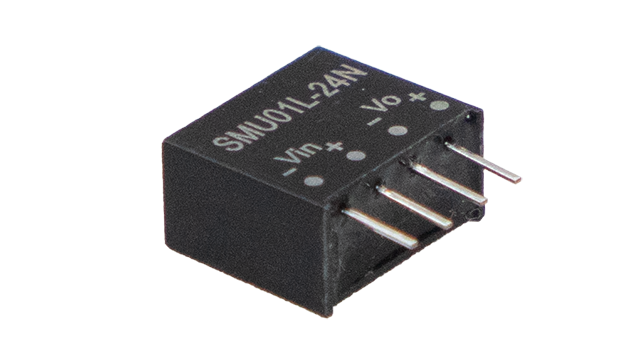 明緯電源SMU01系列1W DC-DC不穩(wěn)壓?jiǎn)谓M輸出轉(zhuǎn)換器