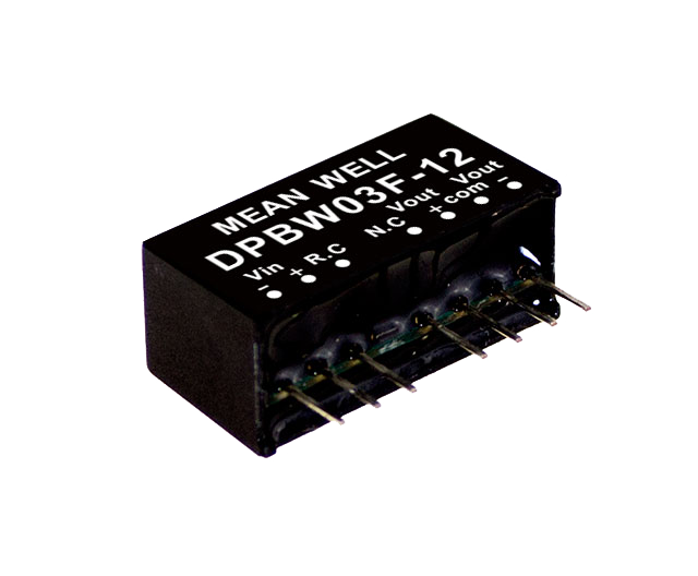 明緯電源SPBW03單組DPBW03雙組3W SIP封裝DC-DC穩(wěn)壓轉(zhuǎn)換器