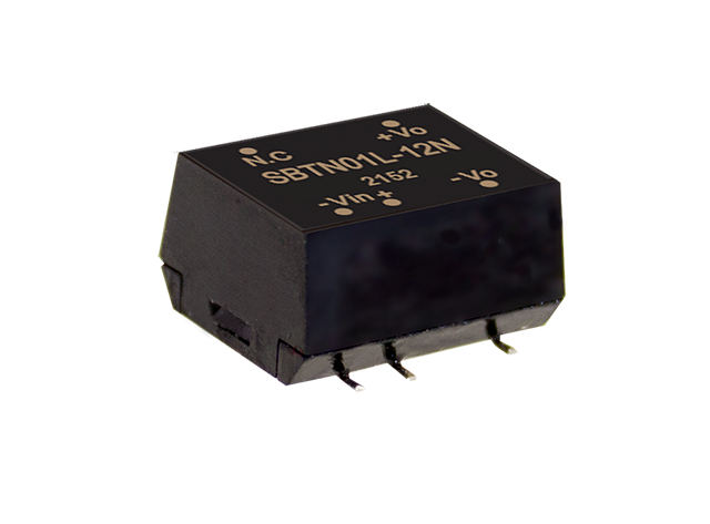 明緯電源SBTN01-N系列1W SMD封裝DC-DC非穩(wěn)壓轉(zhuǎn)換器